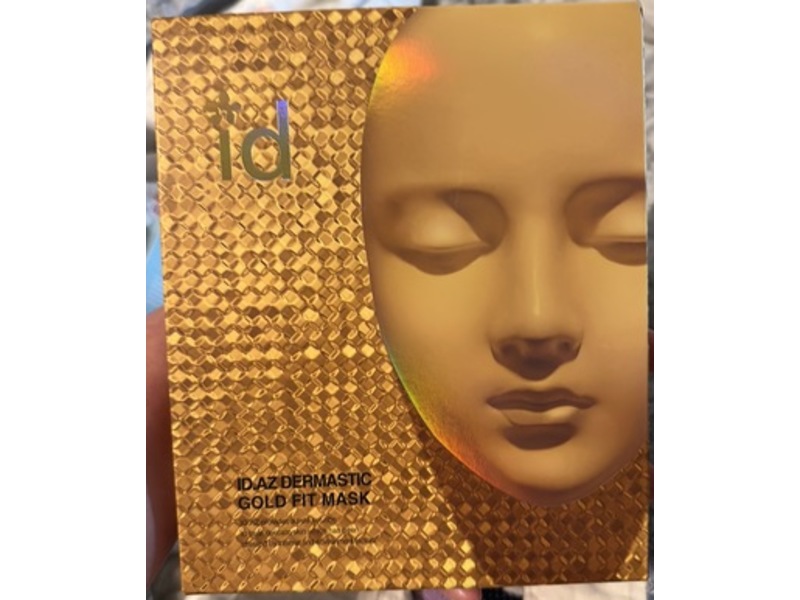 ID.AZ Dermastic Gold Fit Mask, 0.88 oz/25 g, Pack of 3