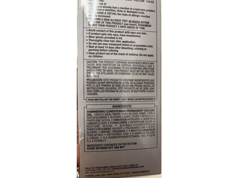 L'Oreal Paris Permanent Haircolour Gel, M10 Cosmic Azure, 1 Application