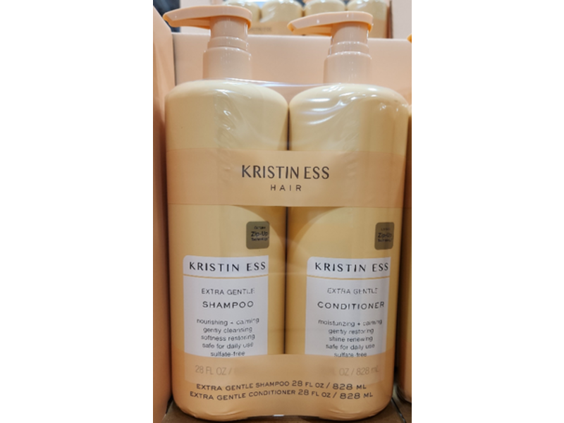 Kristin Ess Extra Gentle Hair Shampoo & Conditioner, 28 fl oz/828 mL
