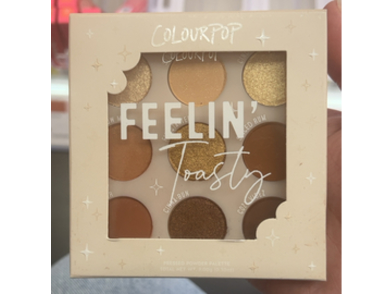 Colourpop Pressed Powder Palette, Feelin' Toasty, 0.30 oz/9.00 g