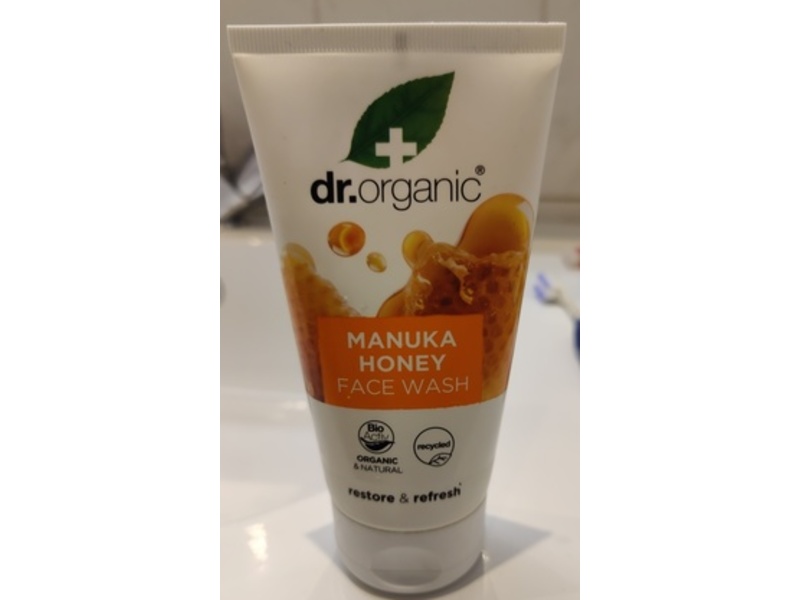 Dr. Organic Face Wash, Manuka Honey, 5.1 fl oz/150 mL
