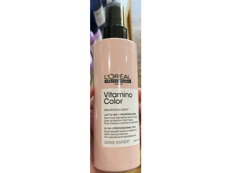 L'Oreal Professionnel Vitamino Color 10-in-1 Multi-Benefit Leave-In Spray, 6.4 fl oz/190 mL