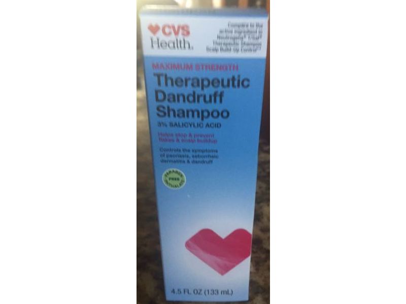 Cvs Health Therapeutic Dandruff Shampoo, Maximum Strength, 4.5 fl oz/133 mL