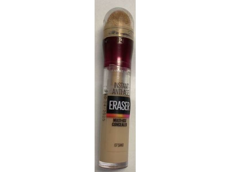 Maybelline New York Instant Anti-Age Eraser Multi-Use Concealer, 07 Sand