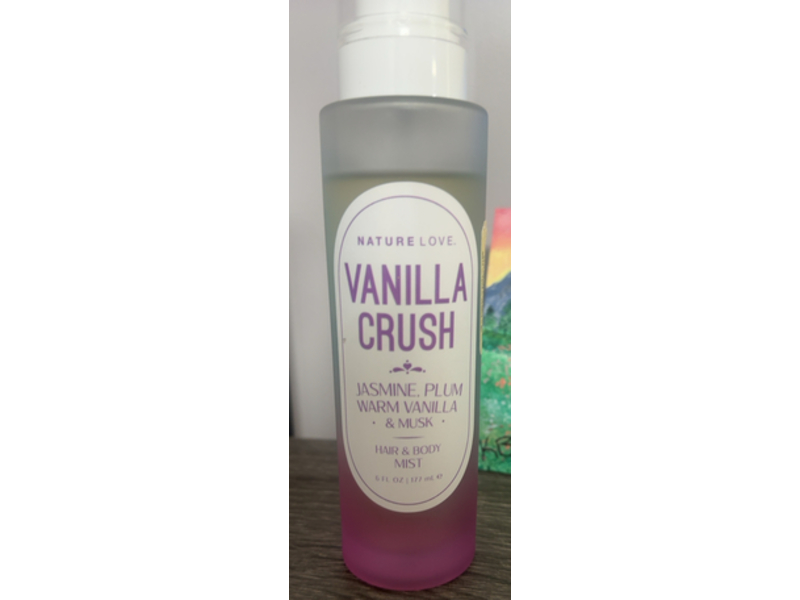 Nature Love Hair & Body Mist, Vanilla Crush, 6 fl oz/177 mL