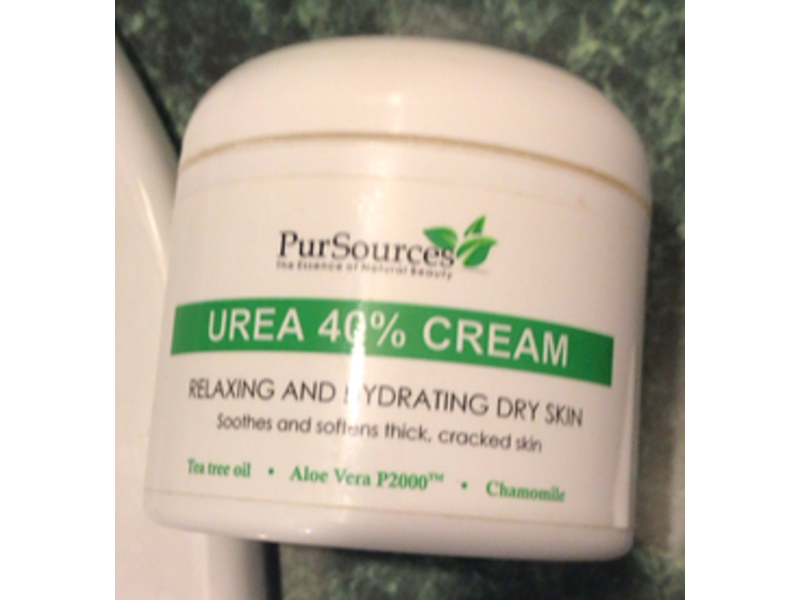 Pursources Urea 40% Cream, Tea Tree Oil, Aloe Vera, Chamomile, 4 oz/113 g