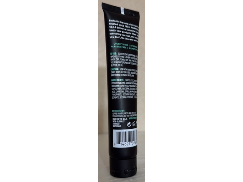 Formula 10.0.6 Look So Clear Body Wash, Charcoal + Spirulina, 1.69 fl oz/50 mL