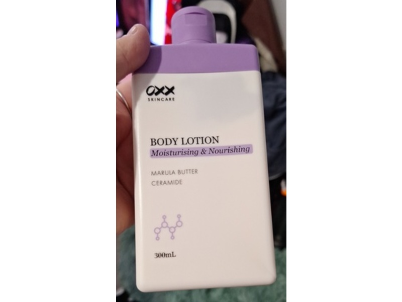OXX Skincare Body Lotion, Marula Butter & Ceramide, 300 mL
