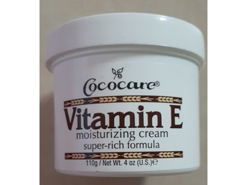 Cococare Vitamin E Moisturizing Cream, 4 oz/110 g