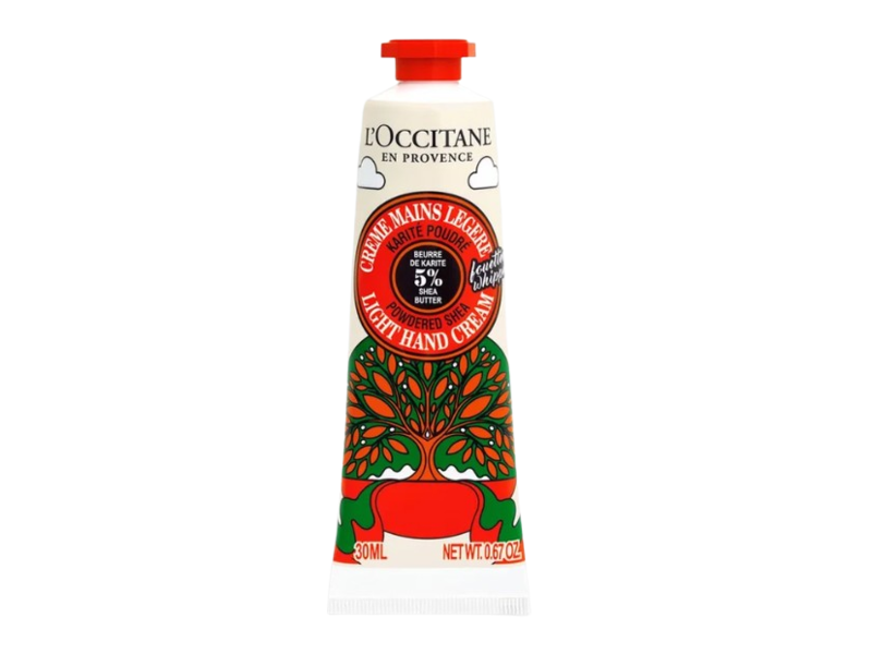 L'occitane En Provence Light Hand Cream, Powdered Shea, 0.67 oz/30 mL