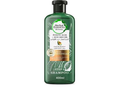 Herbal Essences Curl Hydrator Shampoo, Potent Aloe + Avocado Oil, 400 mL