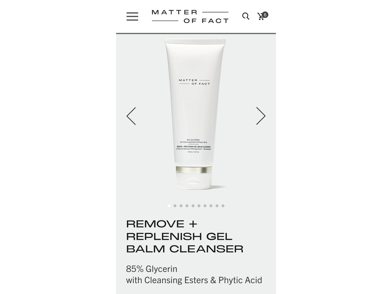 Matter Of Fact Remove + Replenish Gel Balm Cleanser, 5 fl oz/150 mL
