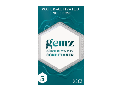 Gemz Quick Blow Dry Conditioner, 0.2 oz/7 g, 5 Count