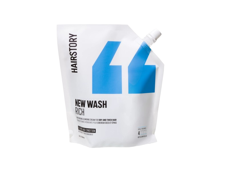 Hairstory New Wash Moisturizing Cleansing Cream, Rich, 32 fl oz/946 mL