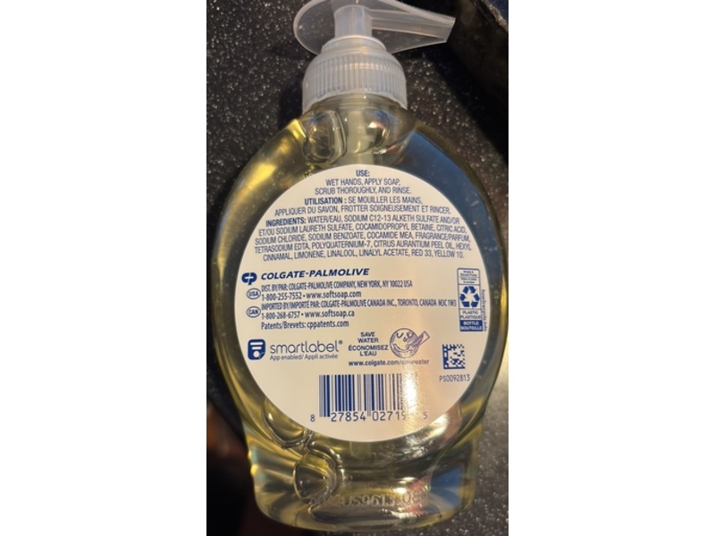 Softsoap Liquid Hand Soap, Meyer Lemon Scent, 7.5 fl oz/221 mL