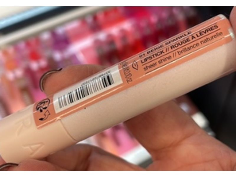 Sephora Sheer Shine Lipstick, 01 Beige Sparkle, 0.1 oz/3 g