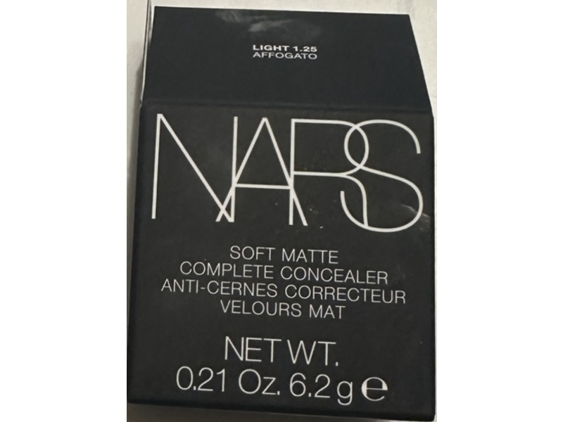 Nars Soft Matte Complete Concealer, Light 1.25 Affogato, 0.21/6.2 g