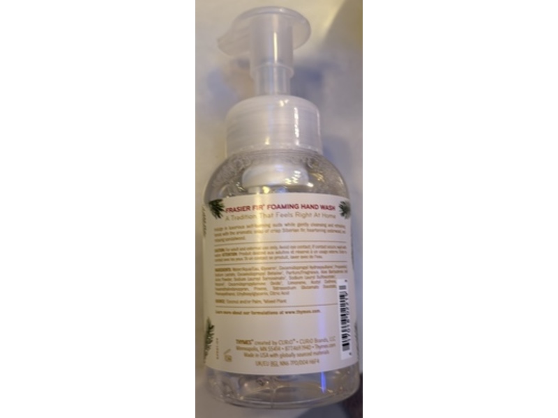 Thymes Foaming Hand Wash, Aloe & Glycerin, 10.3 fl oz/305 mL