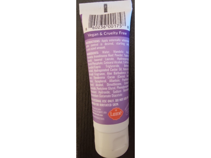 Lume Invisible Deodorant Cream, Lavender Sage, 0.75 oz/22 g