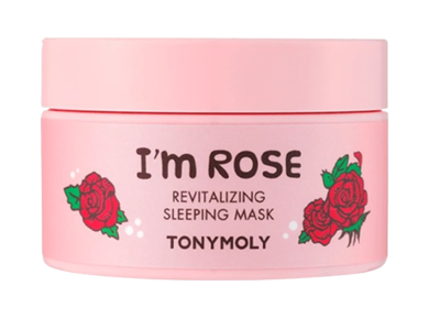 Tonymoly Revitalizing Sleeping Mask, I'm Rose, 3.52 oz/100 g