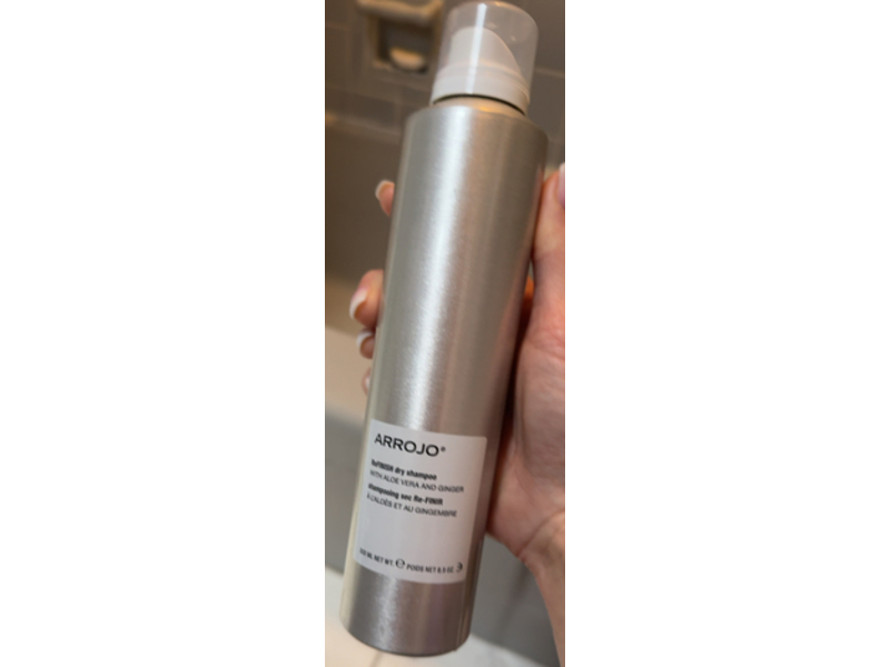 Arrojo ReFinish Dry Shampoo, Aloe Vera & Ginger, 8.5 oz/300 mL