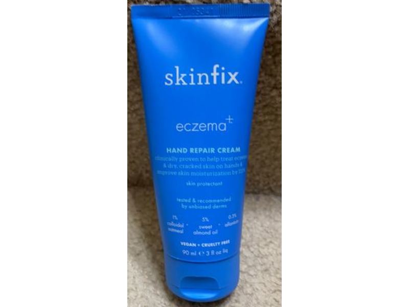 Skinfix Eczema + Hand Repair Cream, Colloidal Oatmeal & Almond Oil, 3 fl oz/90 mL
