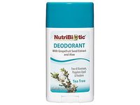 Nutribiotic Deodorant, Tea Tree Grapefruit Seed Extract & Aloe, 2.6 oz/75 g - thumbnail 1