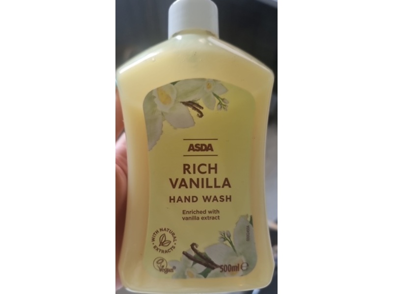 ASDA Hand Wash, Rich Vanilla, 500 mL