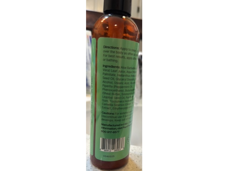 Plant Therapy Body Lotion, Peppermint, Aloe & Shea, 8 oz/227 g