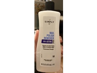 Simply Nail Polish Remover, 100% Acetone, 16 fl oz/473 mL - Image 2