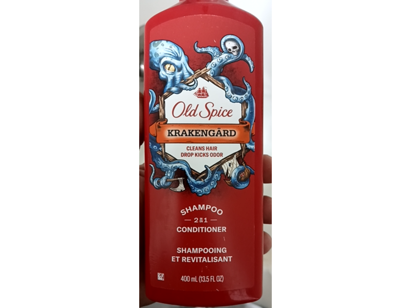 Old Spice Krakengard 2 In 1 Shampoo & Conditioner, 13.5 fl oz/400 mL