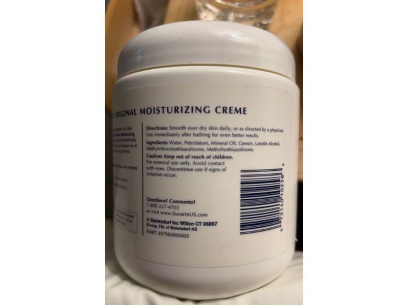 Eucerin Original Moisturizing Cream, 20 oz/567 g