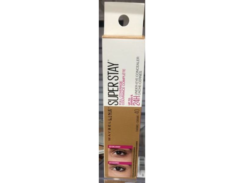Maybelline Superstay Full Coverage Under-Eye Concealer, Caramel, 0.23 fl oz/7 mL