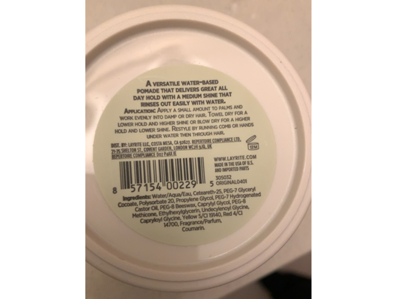 Layrite Original Pomade, 4.2 oz/120 g