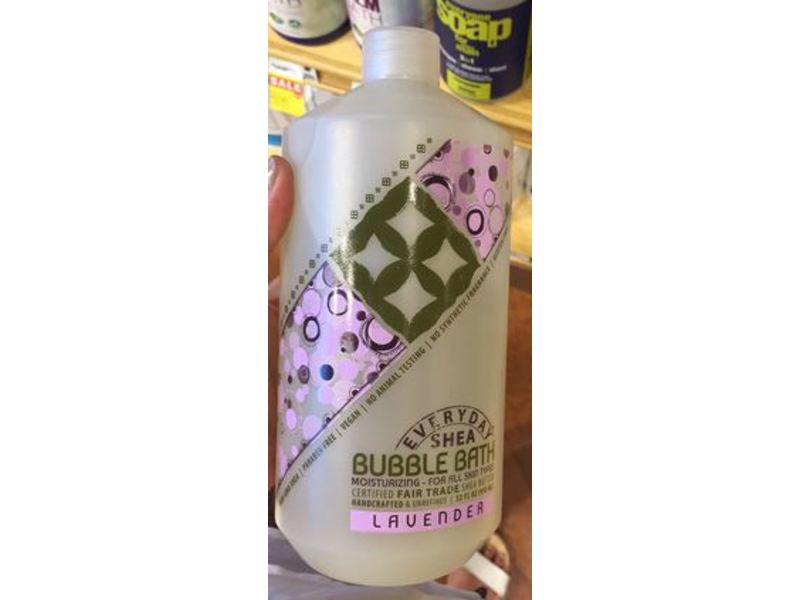 Alaffia EveryDay Shea Bubble Bath, Lavender, 32 fl oz