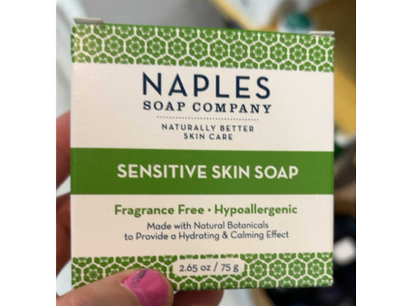 Naples Soap Company Sensitive Skin Soap, 2.65 oz/75 g