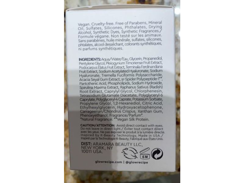 Glow Recipe Hyaluronic Serum, Plum Plump, 1 fl oz/30 mL