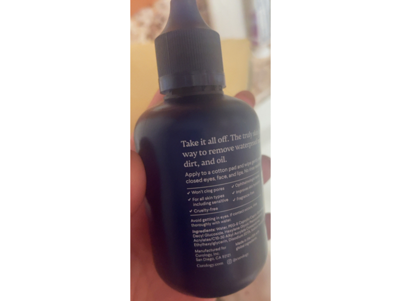 Curology Micellar Makeup Remover, 3.4 fl oz/100 mL