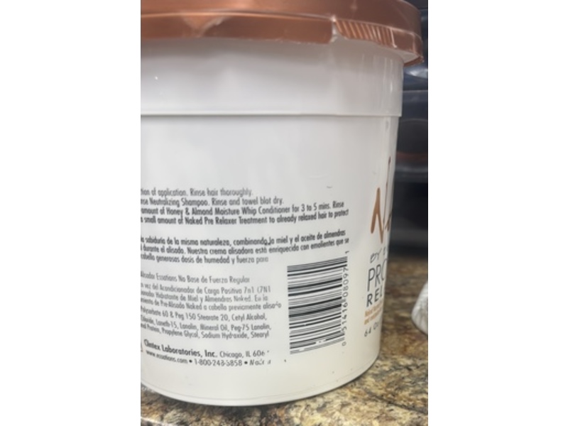 Naked By Essations Professional Relaxer Cream, 64 fl oz/1814 g