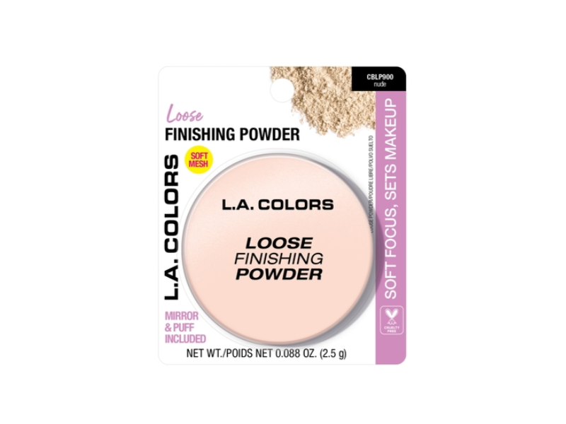 L.A. Colors Loose Finishing Powder, Nude, 0.088 oz/2.5 g