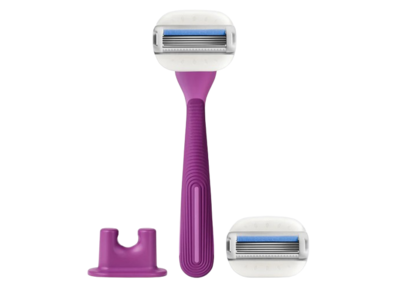 Flamingo Moisture Plus Razor Set, Aloe, Coconut & Shea Butter, 0.13 fl oz/3.55 g, 8 Count