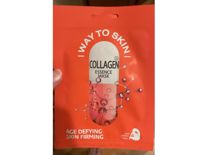 Way to Skin Age Defying Skin Firming Essence Face Mask, Collagen, 0.77 fl oz/23 mL