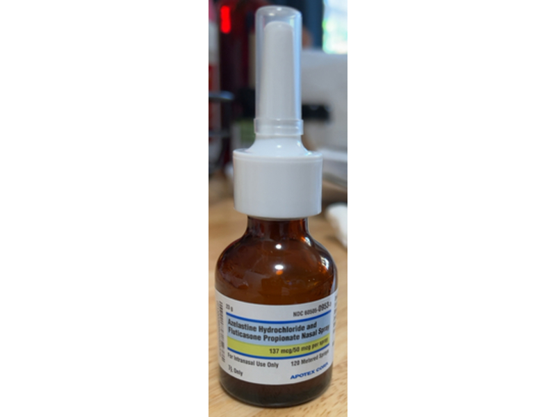 Azelastine Hydrochloride and Fluticasone Propionate Nasal Spray, 23 g, Apotex (Rx)