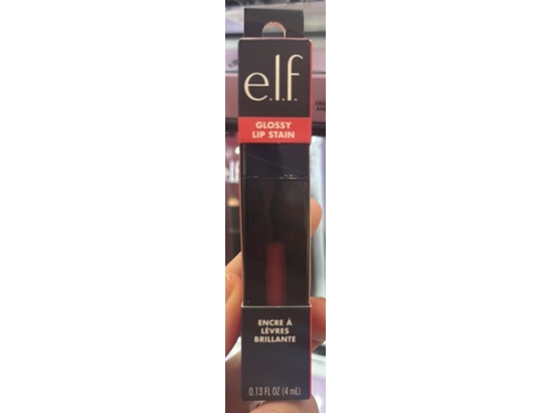 e.l.f. Cosmetics Glossy Lip Stain, Polished Peach, 0.13 fl oz/4 mL