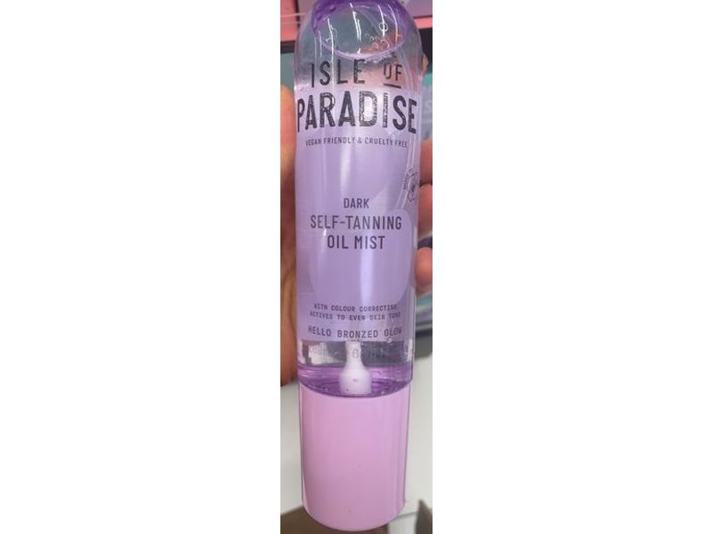 Isle of Paradise Self Tanning Oil Mist, Dark, 6.76 fl oz/200 mL