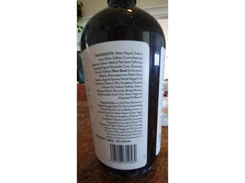 Glow Lab Body Wash, Coconut & Sandalwood, 900 ml