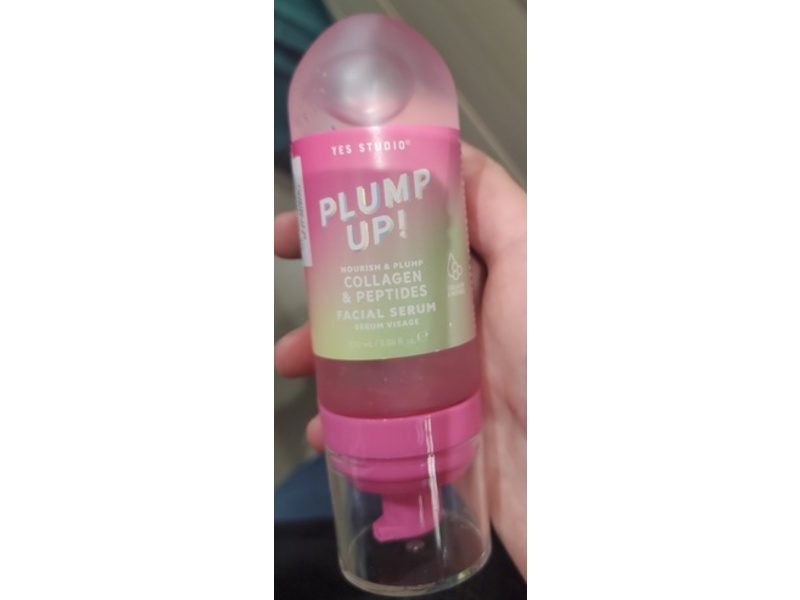 Yes Studio Plump Up Nourish & Plump Facial Serum, Collagen & Peptide, 3.38 fl oz/100 mL