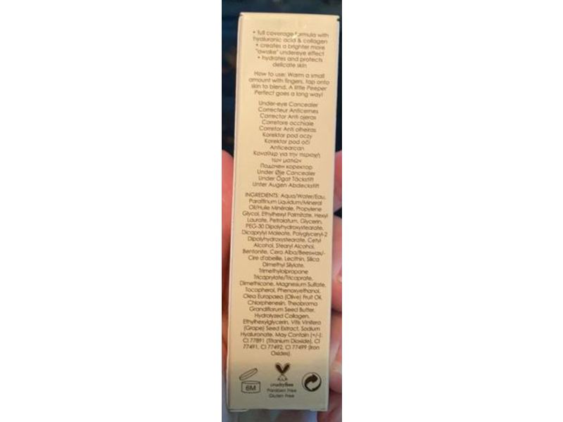 Winky Lux Peeper Perfect Under-Eye Concealer, Light, 0.33 fl oz/10 mL