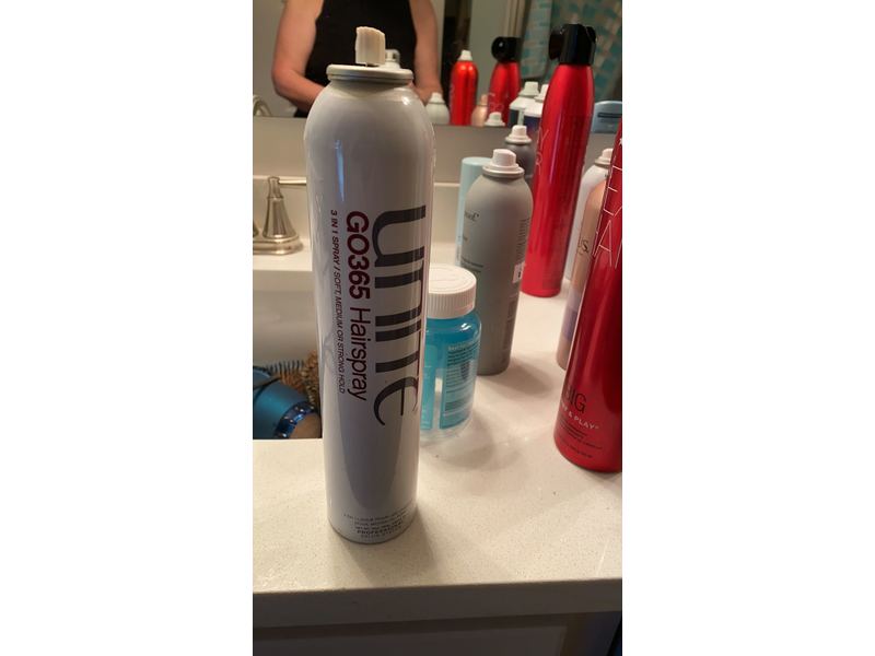 Unite Hair Go365 Hairspray, 10 oz/300 mL