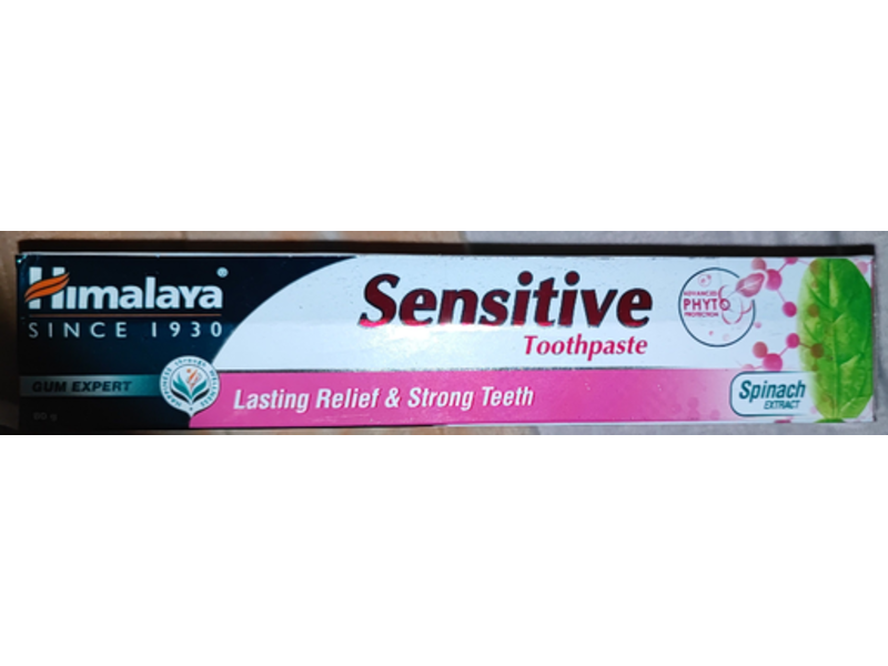 Himalaya Sensitive Toothpaste, Spinach, 80 g